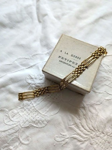 Bracciale catena oro francese
