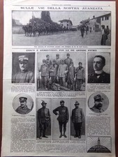 Pagine del 1915 WW1 Avanzata Isonzo Caduti Combattenti Italiani Patria Principi