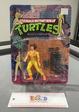 Vintage TMNT Teenage Mutant Ninja Turtles April O'Neil 10 Back MOC 10-bk 1988