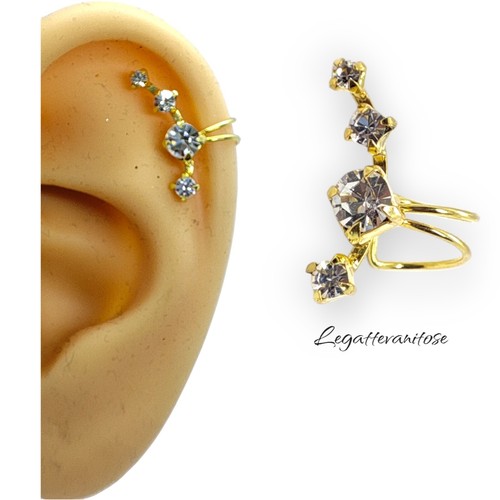 Orecchino earcuff senza buco - orecchino,