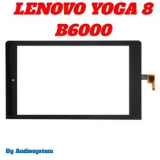 VETRO +TOUCH SCREEN Adatto per LENOVO YOGA TABLET 8" B6000 NERO DISPLAY RICAMBIO