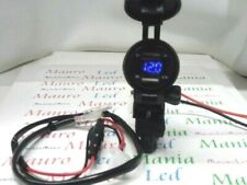 USB Doppia 3,1A-12V-24V x Moto Supporto Presa Accendisigari Caricabatterie 816 