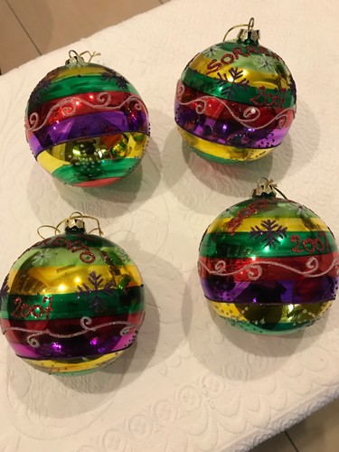 Palle natale in vetro - 4,
