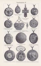 Orologi Tasca Uhren Orologio Tascabile Piatti Di 1910