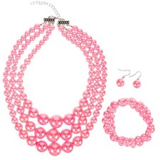  1 Set Collana con bracciale