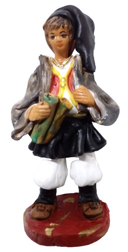 Arte sarda ometto ceramica - sarda,