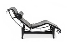 Cassina LC4 Black Leather