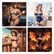 Adesivo Pin Up Girl vinile