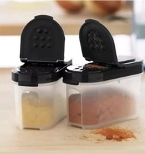 Tupperware 2 Spezieri Con Doppia Apertura Per Sale ,Pepe,Spezie