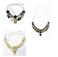 Collana con gemme semipreziose