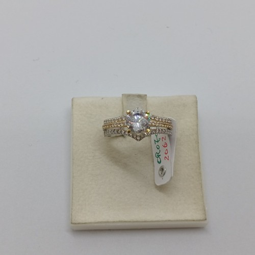 Anello donna con zirconi - da,