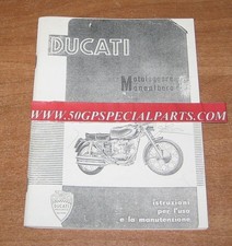 DUCATI 125 TS 125 SPORT 175 TS 200 ELITE  CATALOGO FOTOCOPIA USO E MANUTENZIONE
