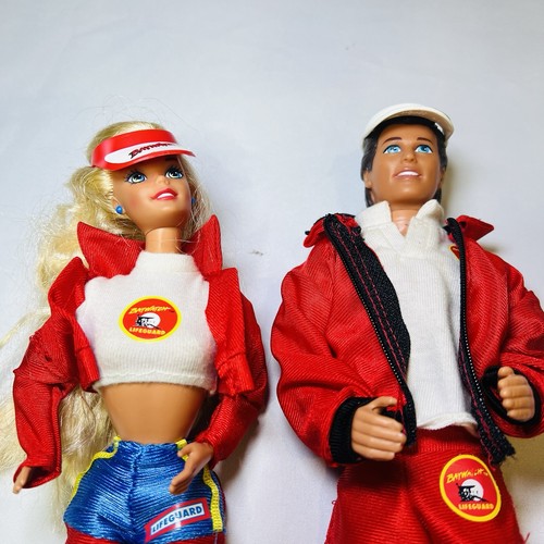 Vintage baywatch barbie ken - &,