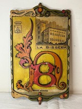 BRUNO NEGRONI-MONTE SAN PIETRO BOLOGNA-LA BISSERA TARGA INSEGNA VINTAGE VINO