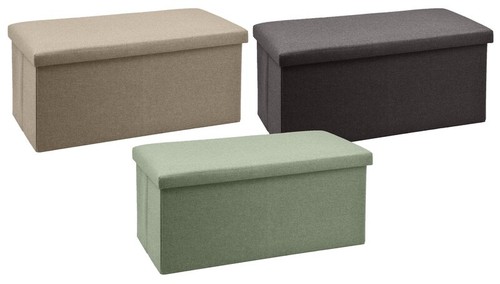 Pouf contenitore doppio - doppio, in