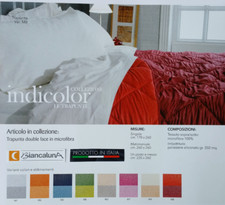 TRAPUNTA PIUMONE BIANCALUNA INVERNALE 2PIAZZE-MATRIMONIALE DOUBLEFACE TINTAUNITA