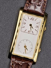 Citizen 593W-346017 - Quarzo Vintage Dual Time | Placcato Oro | NOS