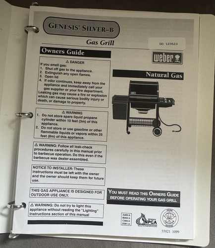 Weber genesis silver - b, series