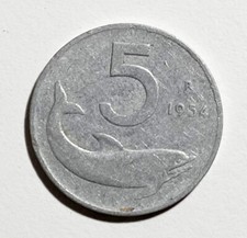 Moneta rarissima lire - 5,