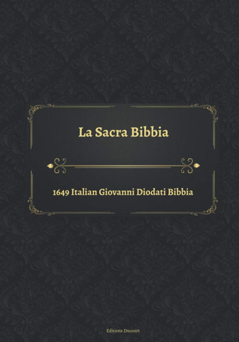 Sacra bibbia 1649 italian - la,