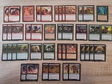 MAZZO CARTE MAGIC TRAMUTANTI ROSSO, NERO, VERDE! MOLTO BELLO!! N.460