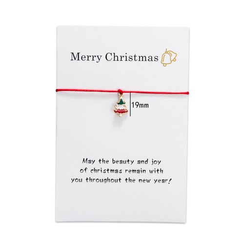 Bracciale charm albero natale - bracciale,