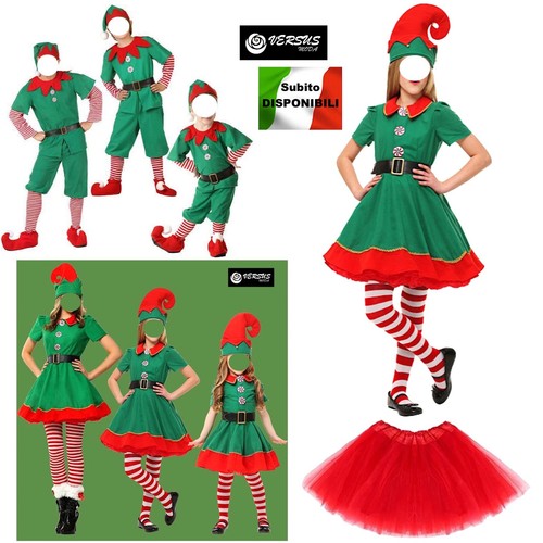 Vestito costume elfo elfa - costume,