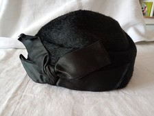 Vintage Women's 70s Black Bow