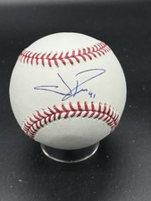 Autografo da baseball firmato