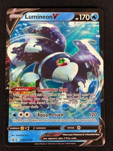 Pokemon lumineon swsh250 - lumineon, v