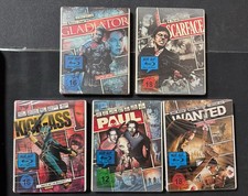 Reel Heroes Steelbook Set (5) Scarface Gladiator Kick-Ass Wanted Paul OOP Rare 