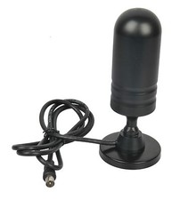 ANTENNA AMPLIFICATA TV DVB-T PORTATILE 30 DBI UHF VHF PER AUTO CAMPER TAXI 