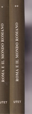 Sg2 -  ROMA E IL MONDO ROMANO Vol. 1 & 2 Cpl - Utet Storia Universale dell'Arte