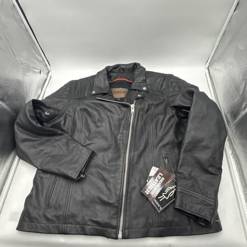 Unik giacca moto pelle nera - moto,