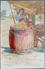1900 - Napoli - venditrice di lupini