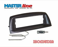 MASCHERINA RADIO UN DIN PER FIAT PUNTO 1999 A 2005. CHIAVETTE E SPINOTTO ANTENNA