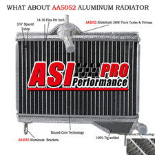 2 Rangée Radiateur Aluminium