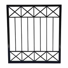 Moderna griglia di sicurezza in metallo per finestre Crossline Z100/100 zincate