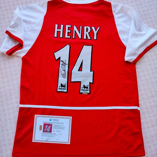 Maglia thierry henry firmata - maglia,