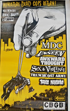 CBGB Originale MDC Gig Poster