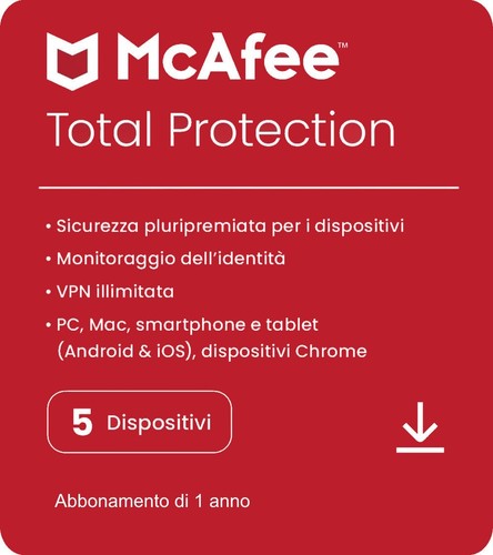 Mcafee total protection - protection, 5