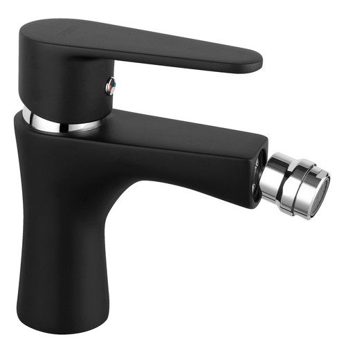 Rubinetto bidet nero opaco