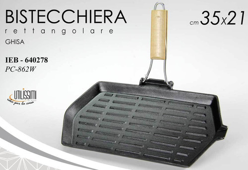 Bistecchiera ghisa pesante - bistecchiera,