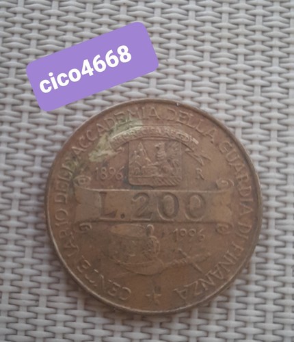 200 lire 1996 100 ann - 1996-100°, ann.rio