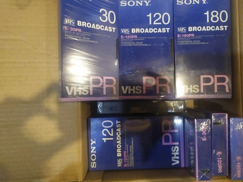 Set cassette vhs sony - set, di
