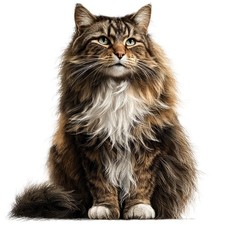 4 adesivi gatto delle foreste
