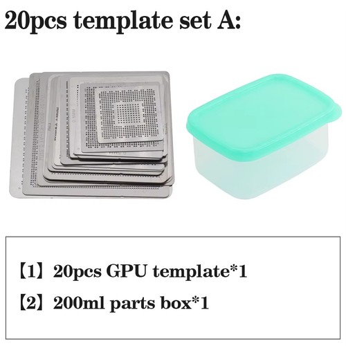 Bga reballing stencil template - bga,