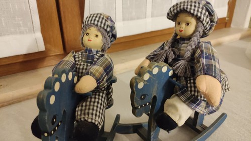 Coppia bamboline vintage - di,