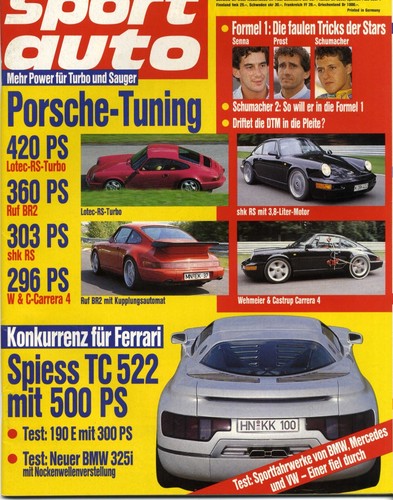 Sport auto 1992 - auto, 10/1992