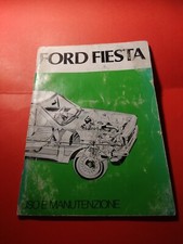 FORD Fiesta-Fiesta L-Sport-Ghia Libretto Uso e Manutenzione Originale